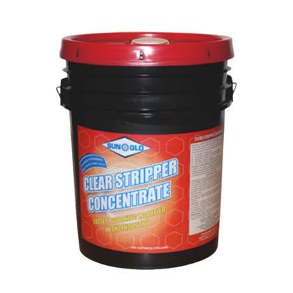 Clear Stripper Concentrate - Rapid Action, Low Foaming System, Professional Floor Care Solution - 672 Ounce