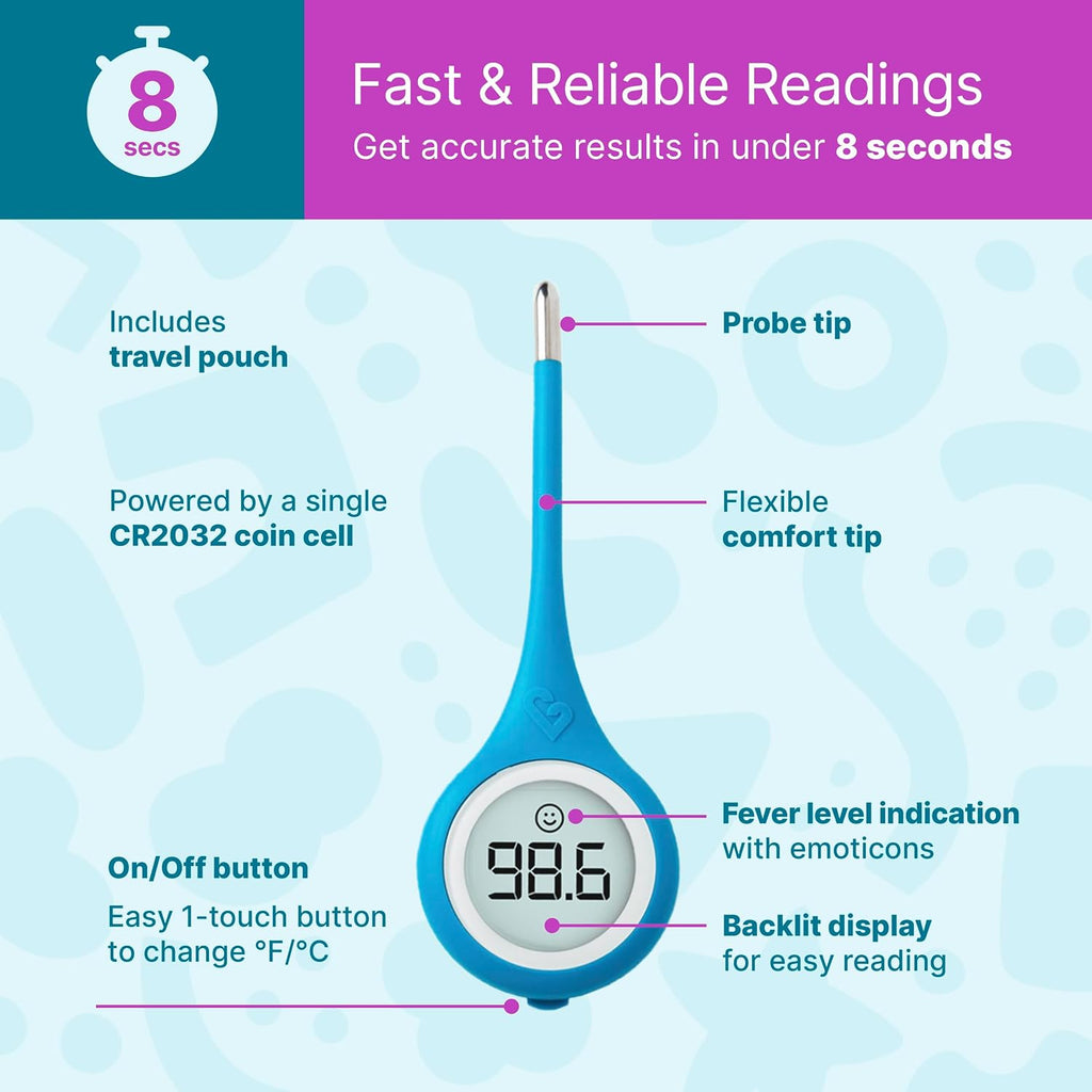 QuickCare Smart Digital Thermometer, FDA Cleared