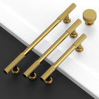 10 Pack 10 inch Vibrant Brushed Moderne Brass Cabinet Pulls