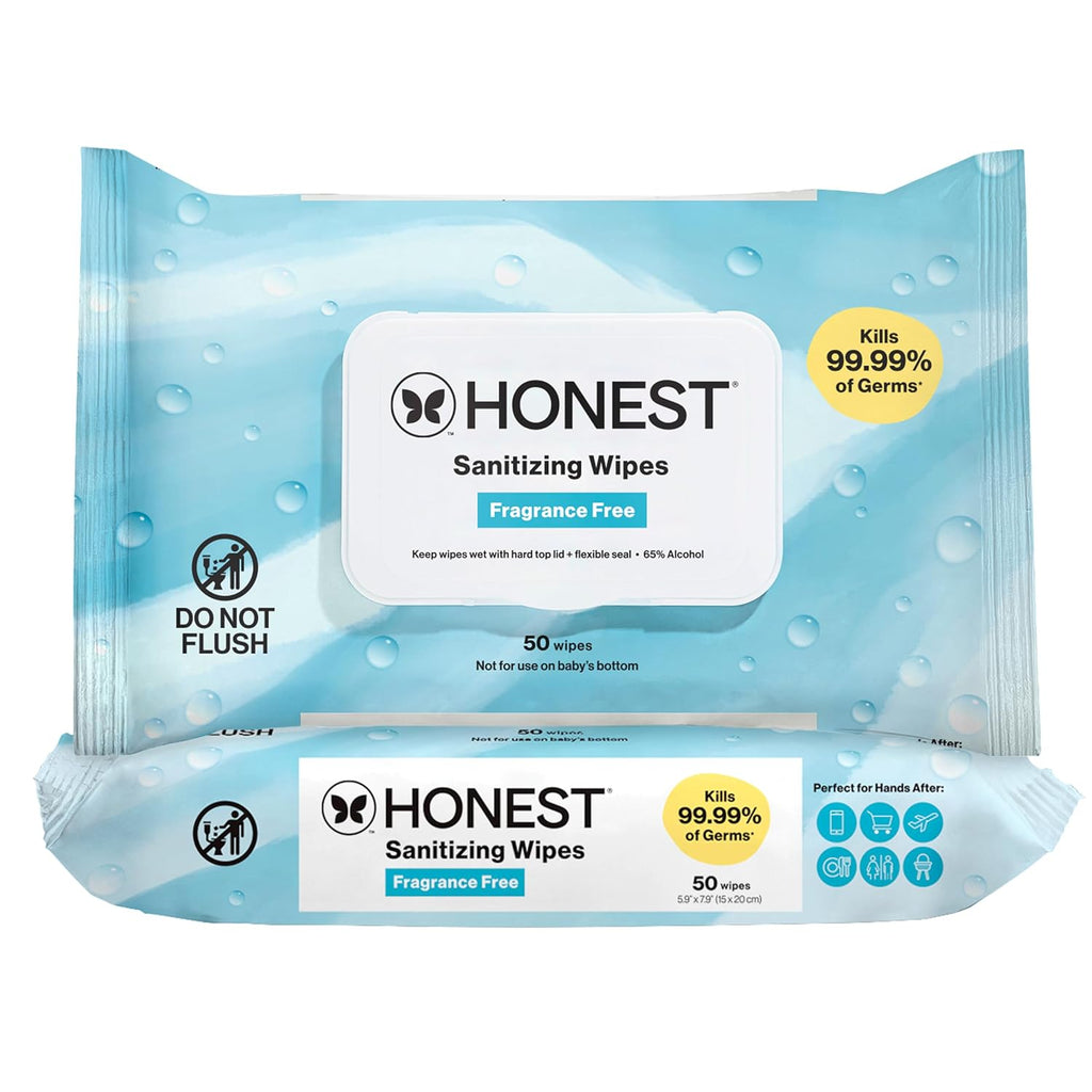 Sanitizing Wipes, Fragrance-Free, Antibacterial, 100ct