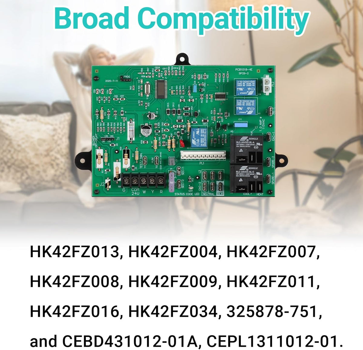 New Upgraded HK42FZ034 Furnace Control Board
