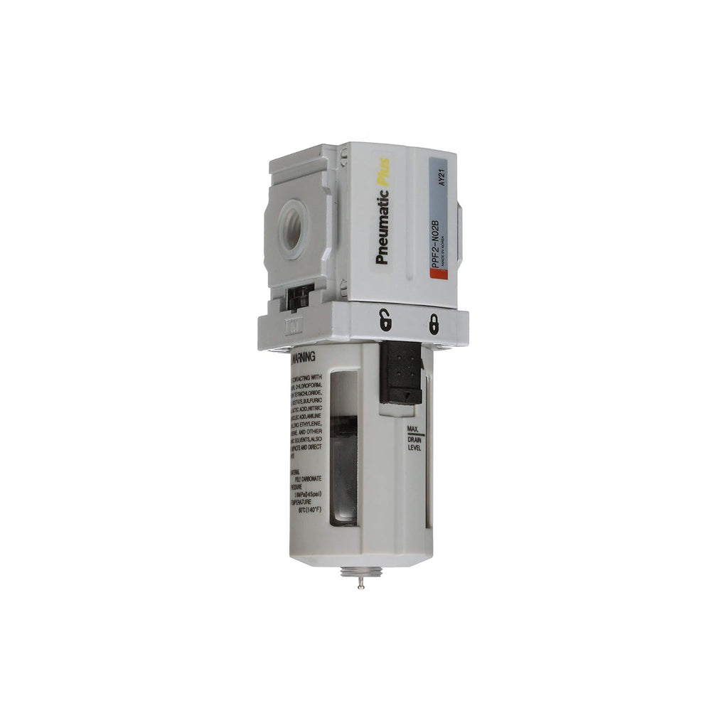 PneumaticPlus PPF2-N02B Compressed Air Filter 1/4" NPT, 5 Micron