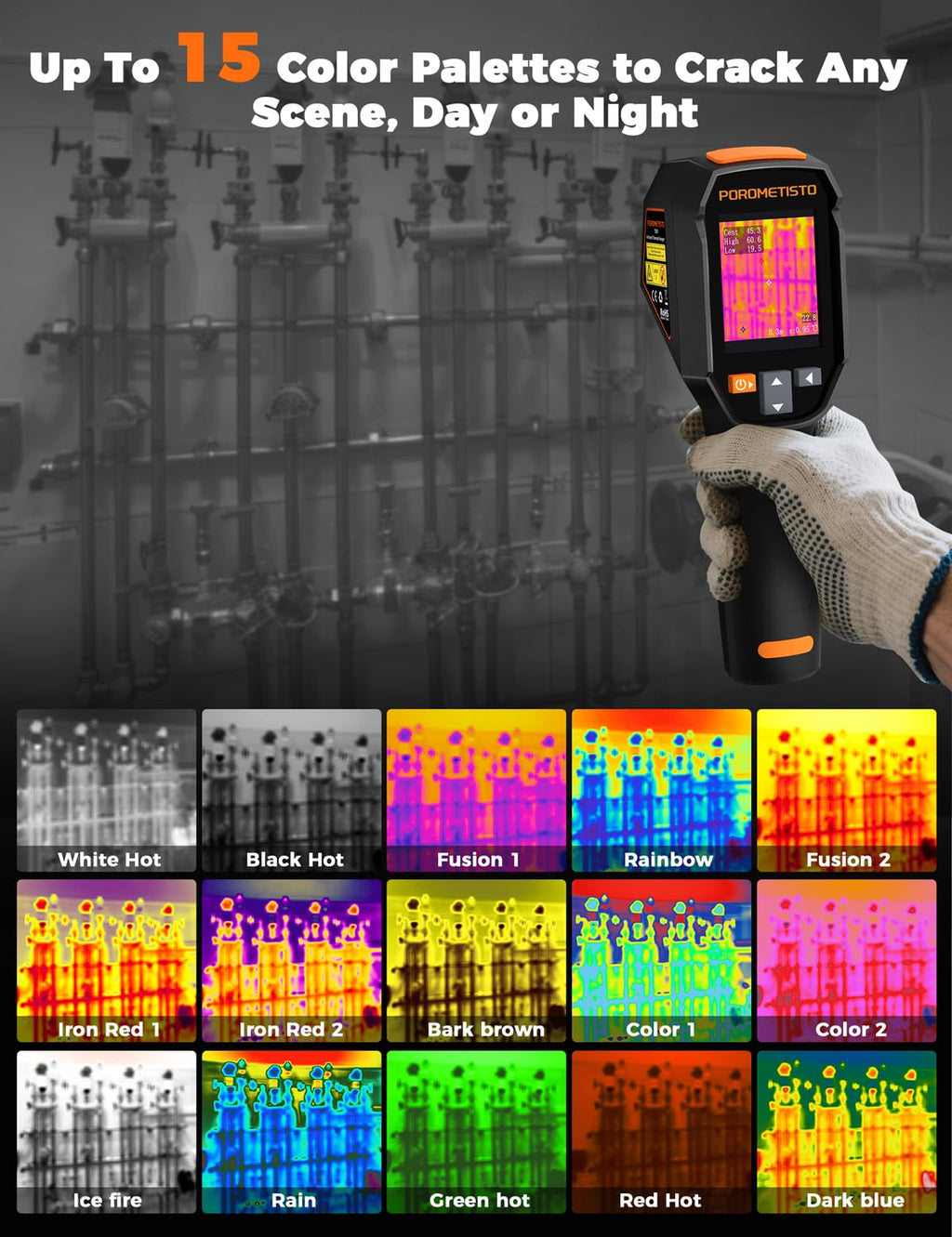 TI01 Thermal Camera,240x240 IR Resolution Thermal Imaging Camera