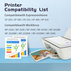 Remanufactured Ink Cartridge Replacement for Epson 200XL Ink 5 Pack