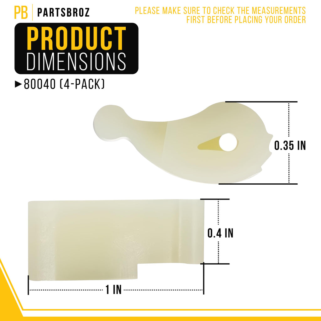 Washer Agitator Dogs for Kenmore 110.22992100 (4-Pack)