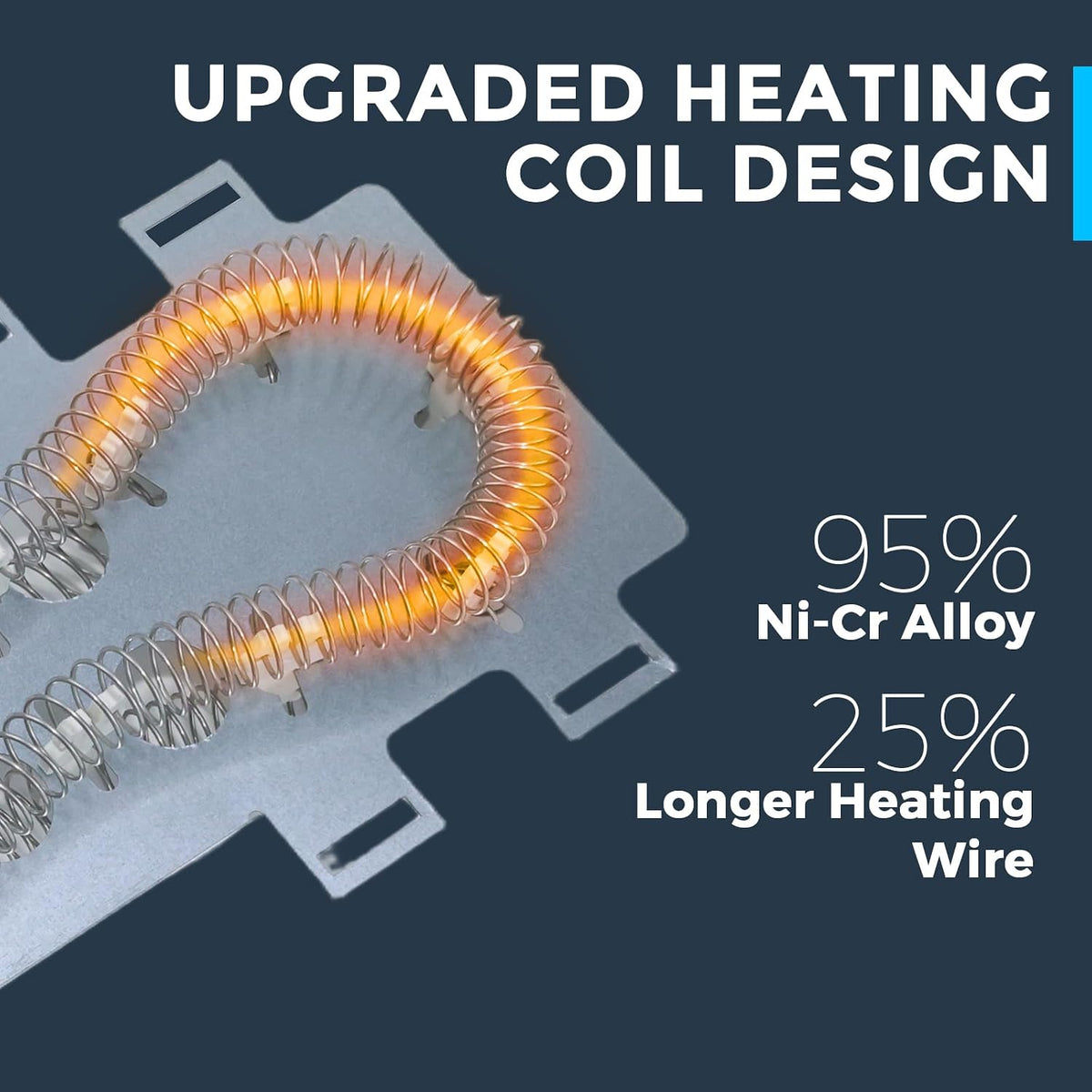 WED9750WL0 WED9050XW1 WED8300SW1 WED9500TW3 Dryer Heating Element