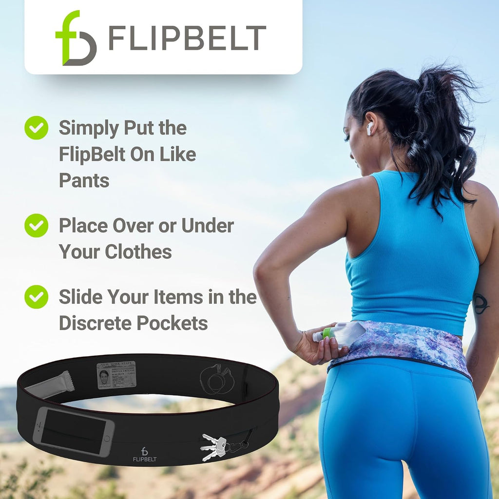 Classic Running Belt, Phone Holder for Running, Money Belt Pouch