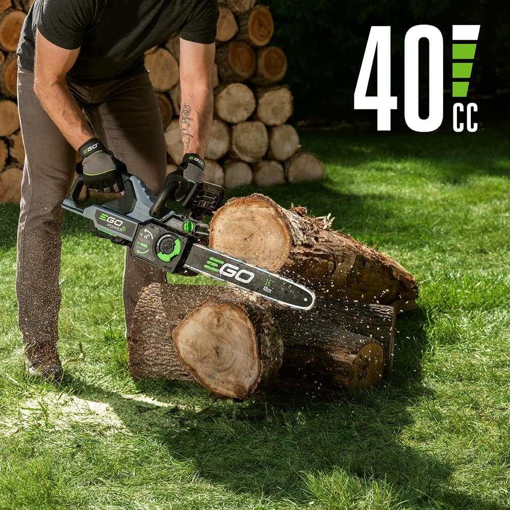 Chain Saw, 16” Battery Powered Chainsaw, Electric Cordless, Battery and Charger Not Included – CS1610