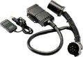 Tow-Pro Link Electric Trailer Brake Controller, 6-Axis Sensor Sway Control, Dual Braking Modes, Plug and Play Install