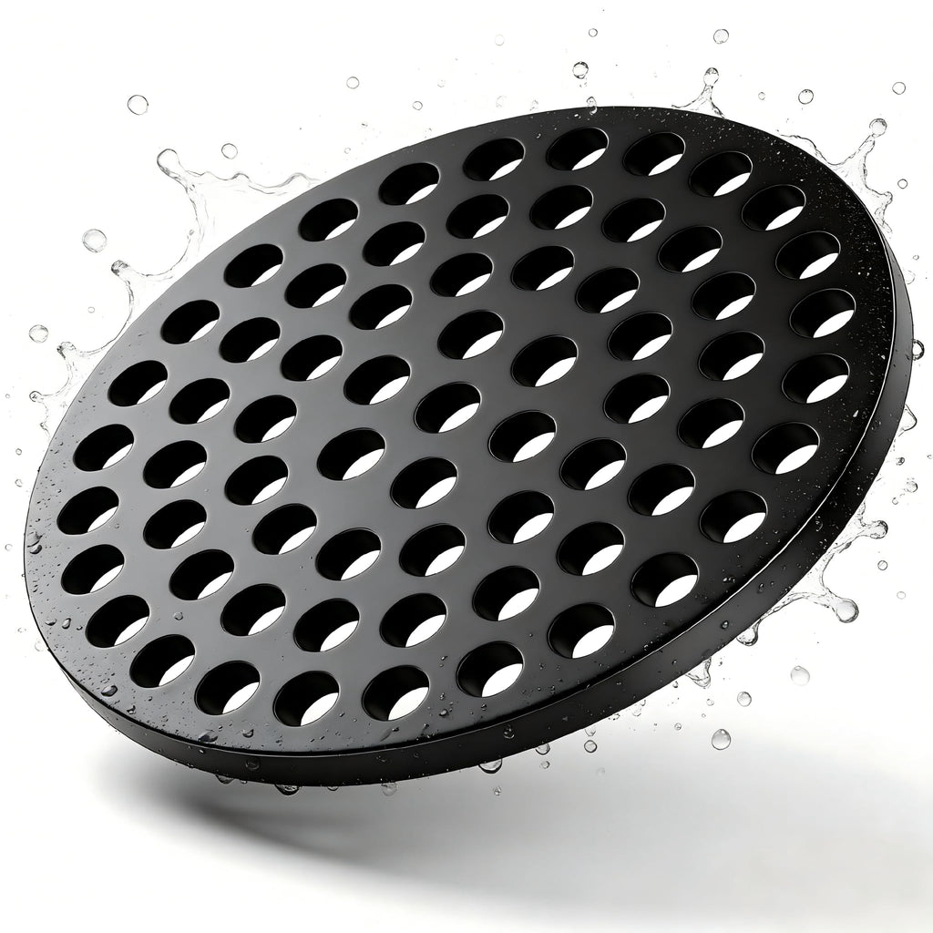 4.72 Inch Cast Iron Drain Cover, Round Replacement Floor Drain Strainer