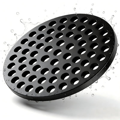 4.72 Inch Cast Iron Drain Cover, Round Replacement Floor Drain Strainer