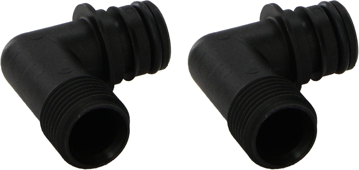 Flojet 20381-008 Quad Port Fitting, Black