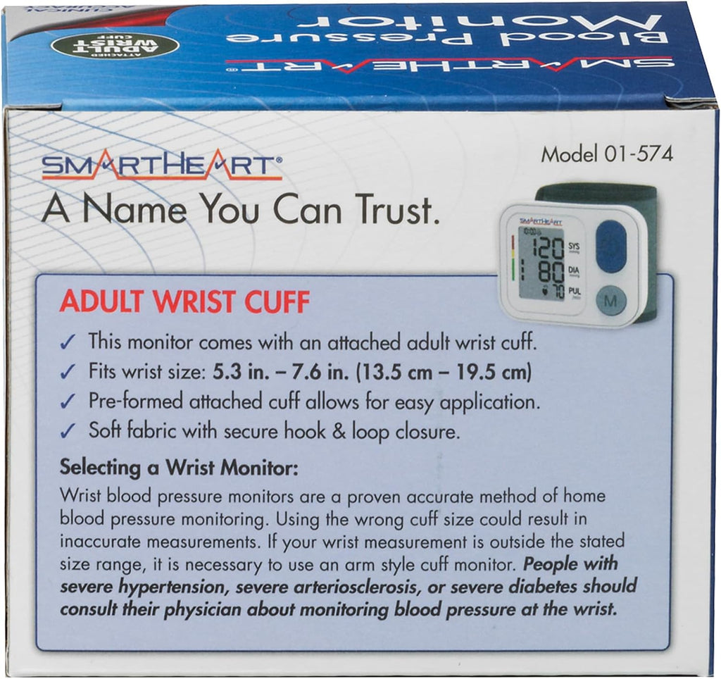 Automatic Wrist Blood Pressure Monitor, Adult