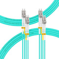 LC to LC Fiber Patch Cable OM4 Multimode 100M/328ft 2 Pack