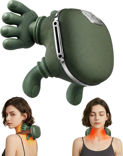 Neck Massager with Heat - Neck and Back Shiatsu Massager for Relieve Fatigue, Deep Tissue Portable Neck and Shoulder