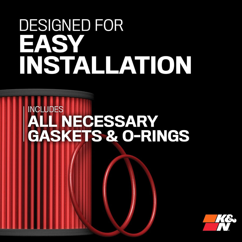 K&N Oil Filter: 20,000 Mile Engine Protection, High Efficiency, HP-7018