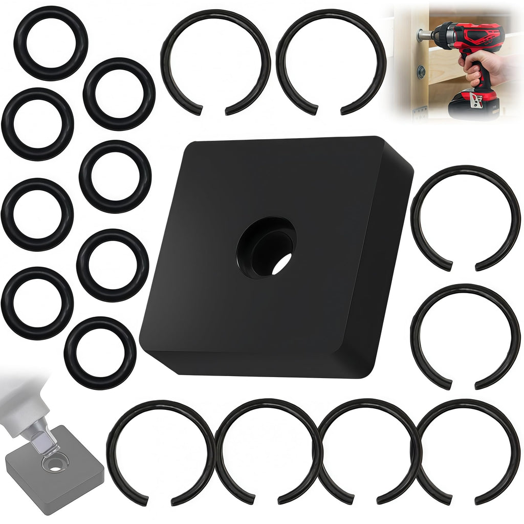 8 Sets 3/8" Impact Retaining Ring Clip Impact Friction Ring with O-Ring