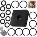 8 Sets 3/8" Impact Retaining Ring Clip Impact Friction Ring with O-Ring