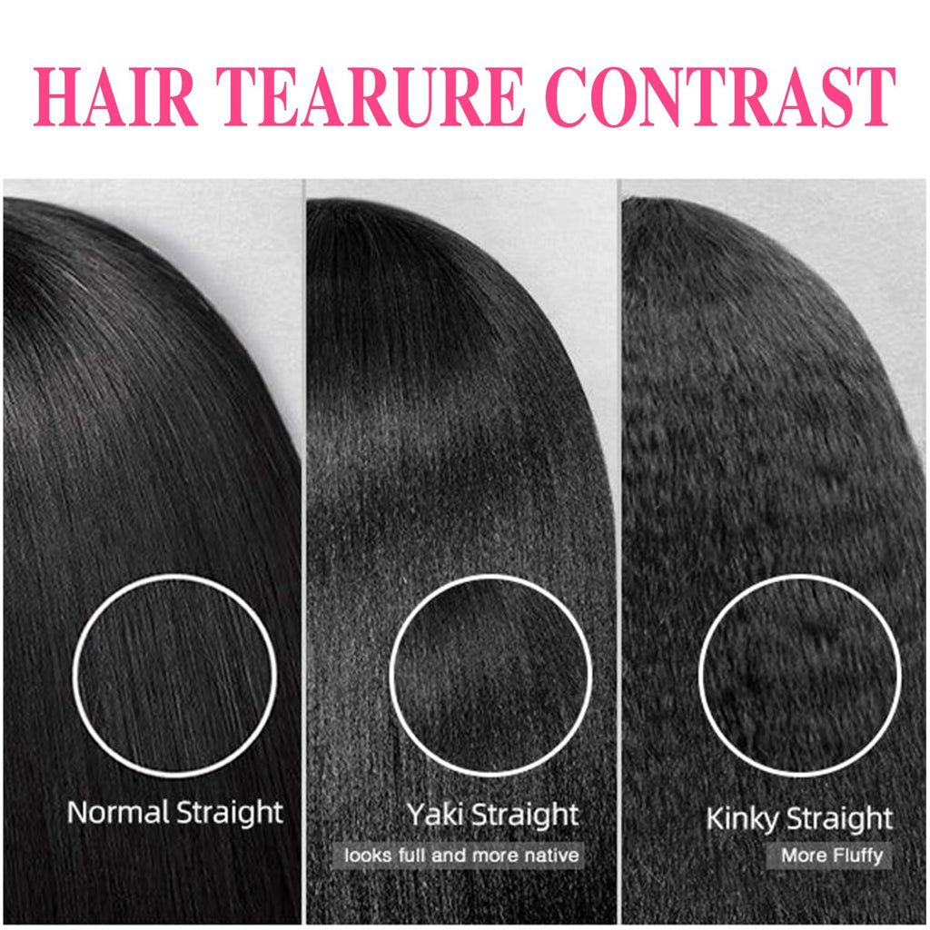 Affordable 14 Inch Yaki Straight Clip ins Human Hair Brazilian Yaki Straight Clip in Hair Extensions Unprocessed