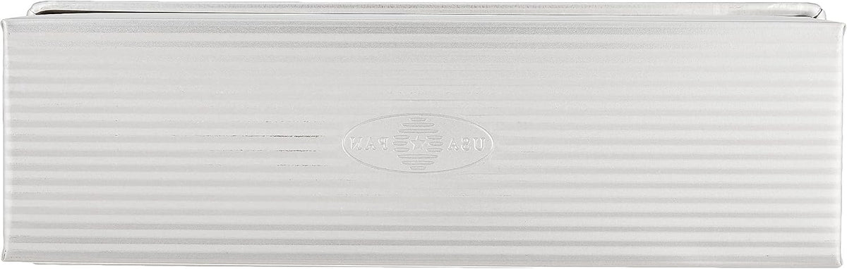Bakeware Pullman Loaf Pan with Cover, 13 x 4 inch, Nonstick & Quick Release Coating, Made in the USA from Aluminized