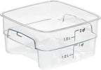 FreshPro 2Qt Food Storage Container in Clear for Industrial and Kitchen Use, Pantry Organization and Ingredient