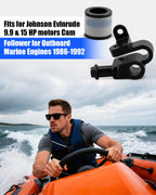 Cam Follower Roller Fit for Johnson Evinrude 9.9 & 15 HP Outboard Marine Engines 1986-1992, Replace 396236, 765609