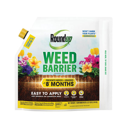 Weed Barrier Granules for Weed Prevention, 5.37 lbs.