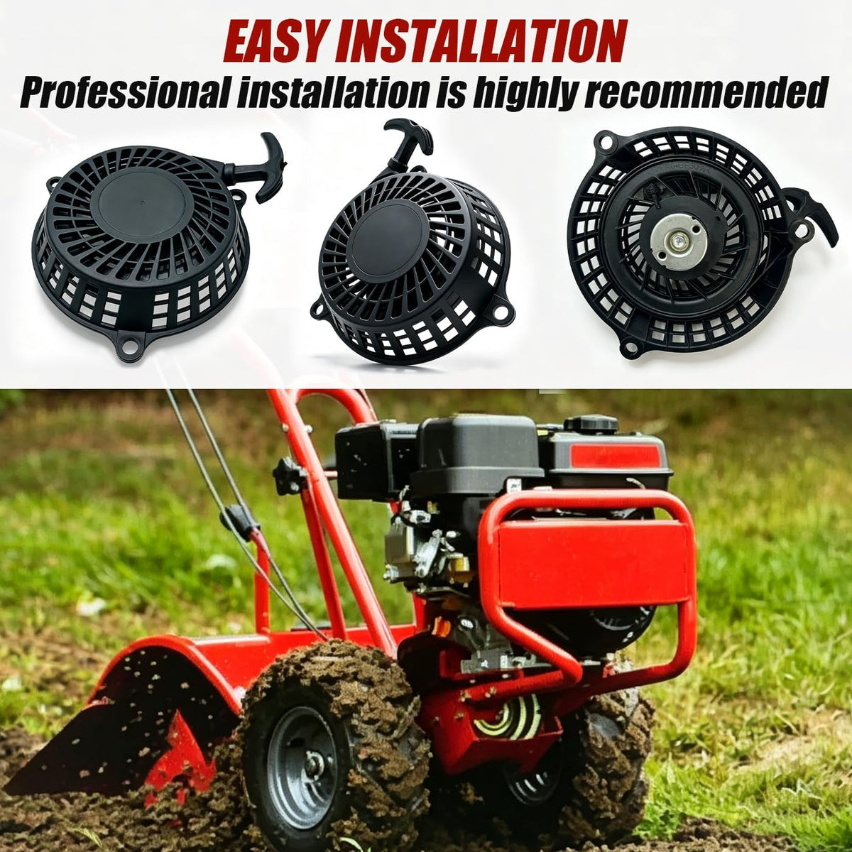Pull Start Recoil Starter Assembly Compatible with MTD Cub Cadet