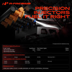 A-Premium Fuel Injectors Compatible with Ford, Mazda