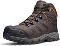 Waterproof Steel Toe Work Boots for Men | ASTM Safety Construction Boots Slip-resistant Outsole Comfortable &