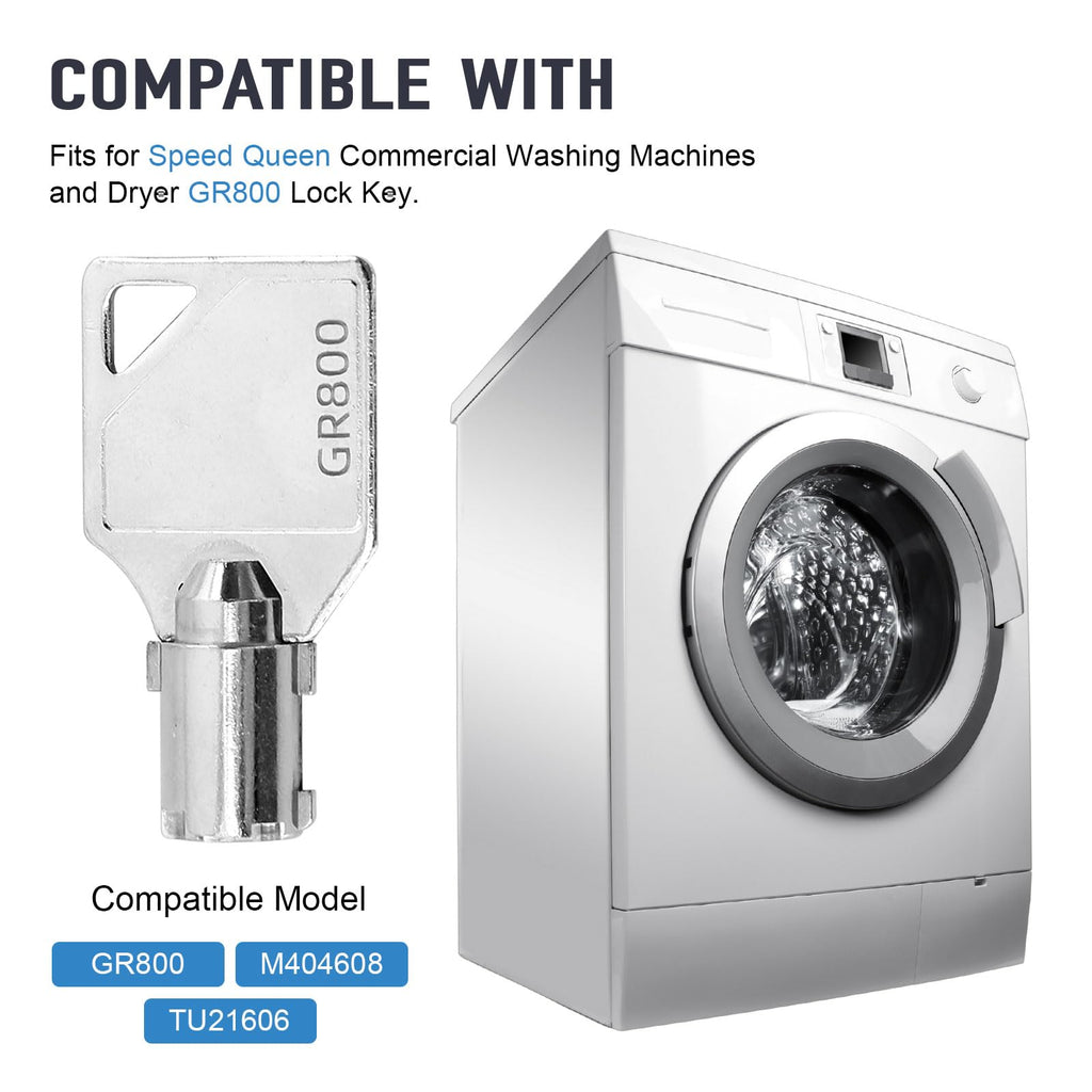 GR800 Key Washer Compatible With Speed Queen Dryer Laundry Lock