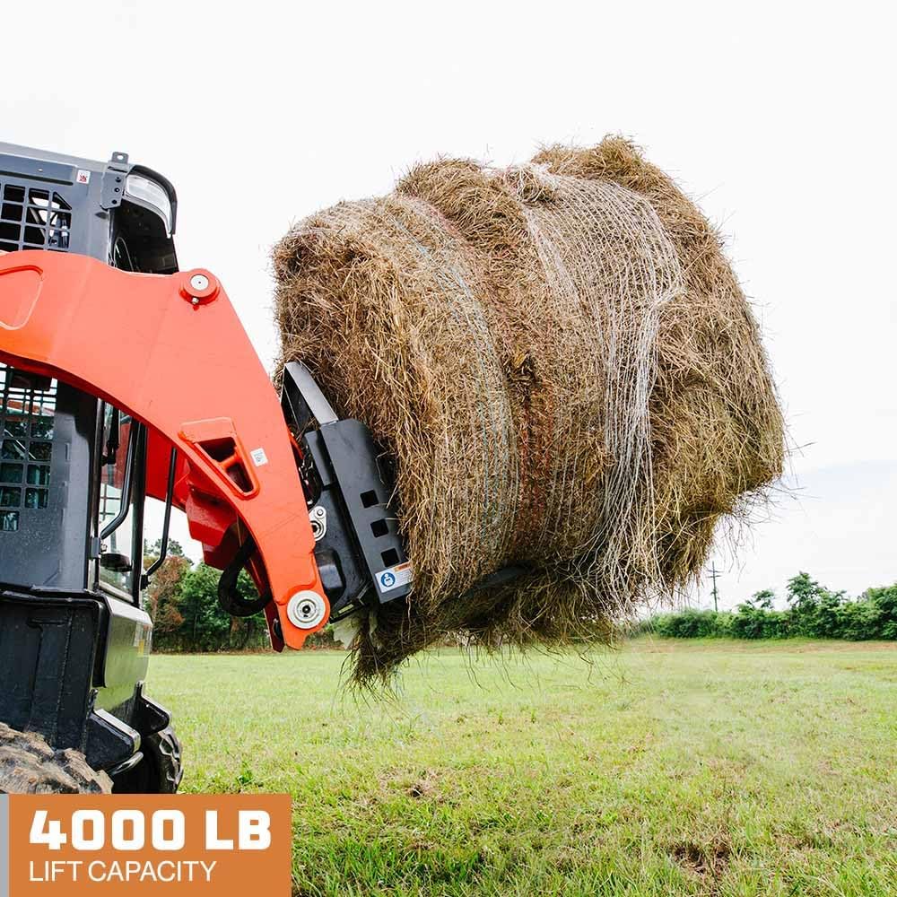 Standard Series Skid Steer Pallet Fork Frame, 48 in | Quick Tach Connection Fits SSQA Loader Mounts for Fast Swaps.