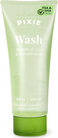 Pixie Feminine Wash - Best Formula to Wash Your Period Cups - Organic and Natural Ingredients & pH Balanced - Gel