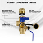 VAV 3/4" Tankless WaterHeater Valve Kit, Pressure Relie Valve, CSA Listed