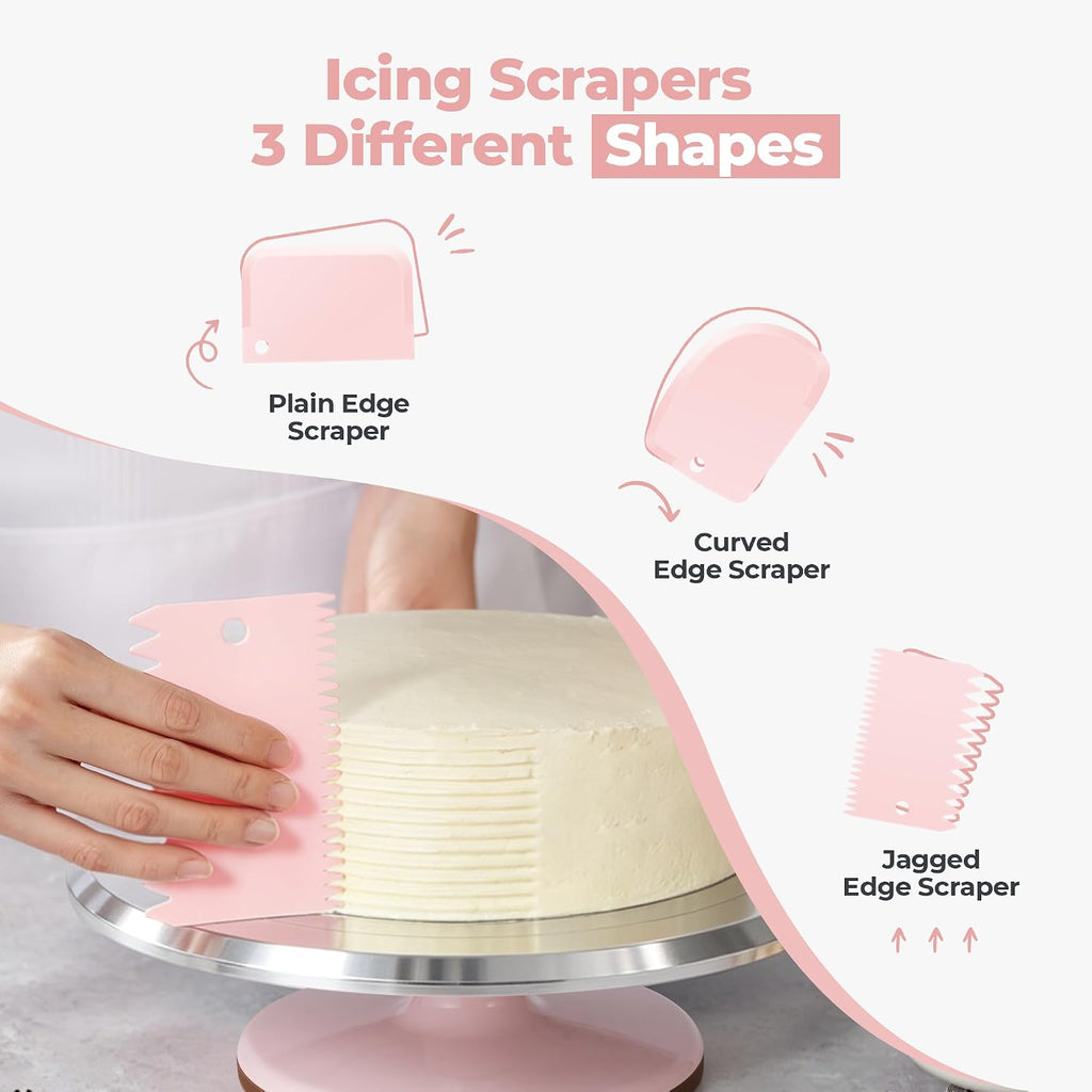 158 Aluminum Cake Decorating Kit, Baking Tools for Beginners & Pros