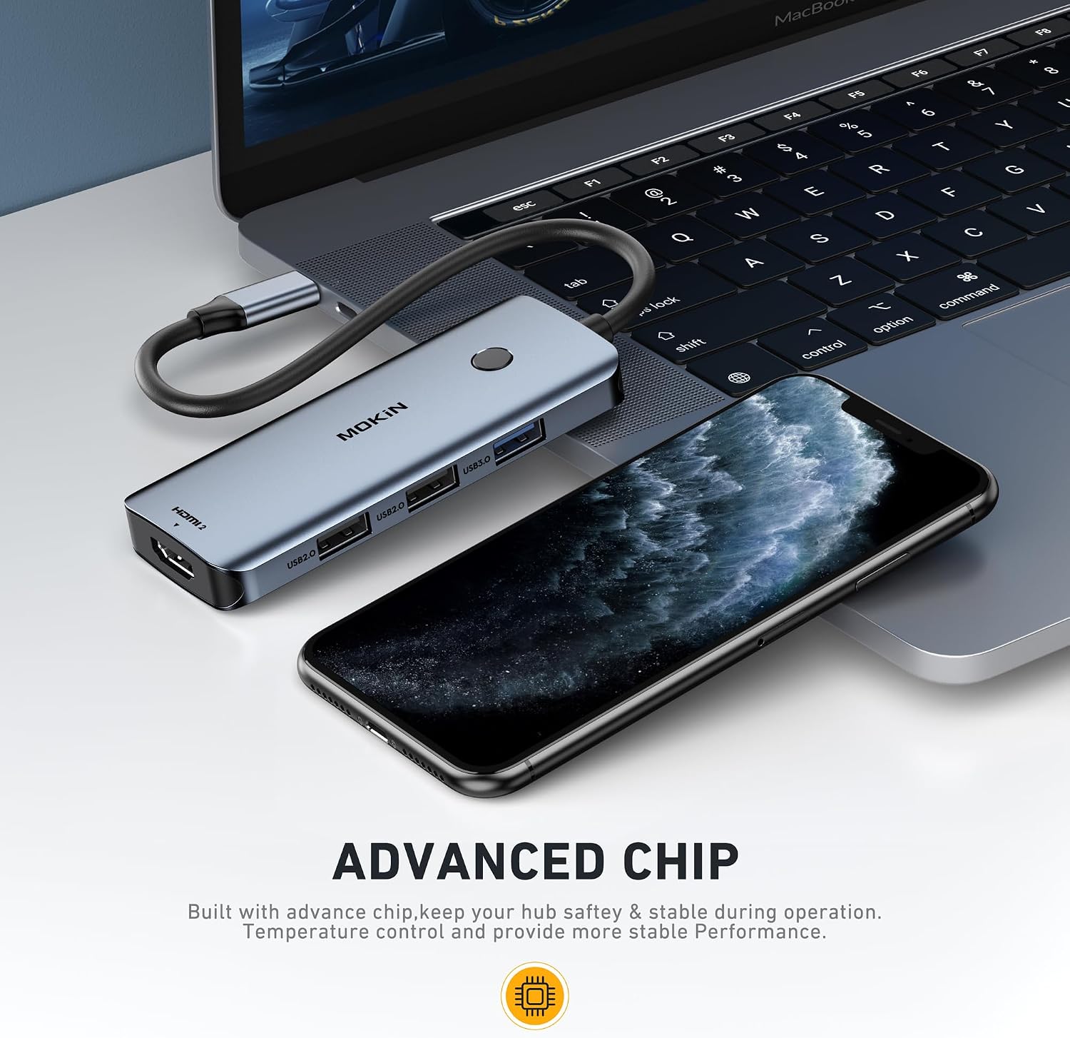 USB C Docking Station 2 HDMI with 100W PD for HP/Dell Laptop | Dual 4K@60Hz Monitor/MST Extend or Collage 2 Screens