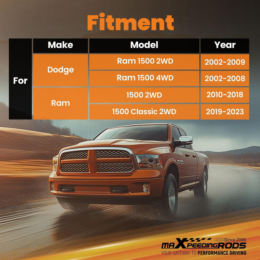 maXpeedingrods 0-2.5" Rear Shocks for Ram 1500 2002-2023