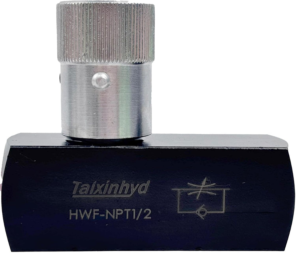 Hydraulic Needle Valve 1/2 Inch NPT Two Way Throttle Check Valve 5800PSI for Hydraulic Oil Gas
