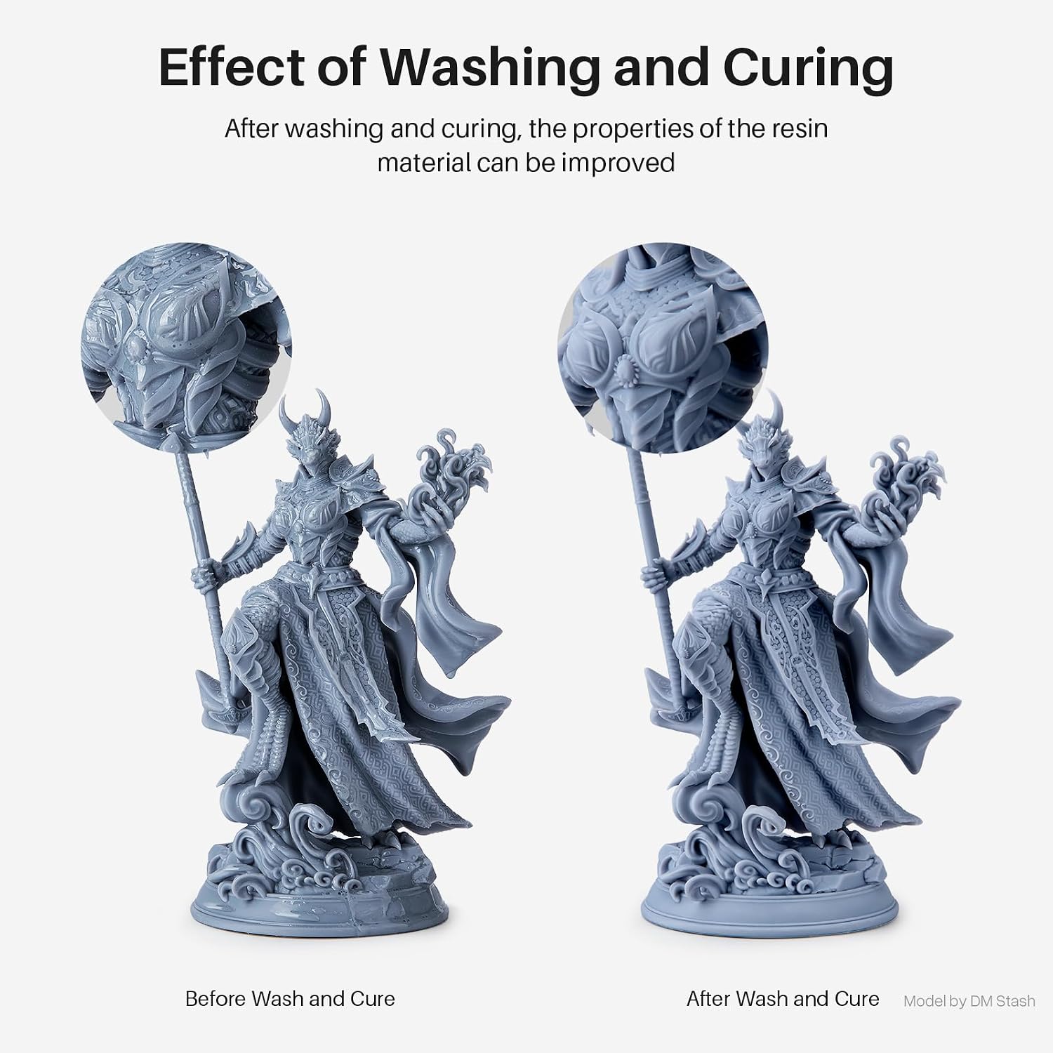 ELEGOO Mercury Plus V3.0 Wash and Cure Station and ABS-Like 3D Printer Resin 3.0 Grey 1000g