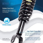 Detroit Axle - 2WD Struts Shocks for 2005-2009 Dodge Dakota