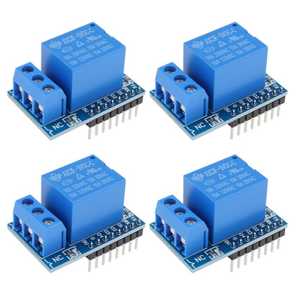 OTOTEC 4Pcs Mini Relay Module Board Compatible with Wemos D1 Compatible with NodeMCU