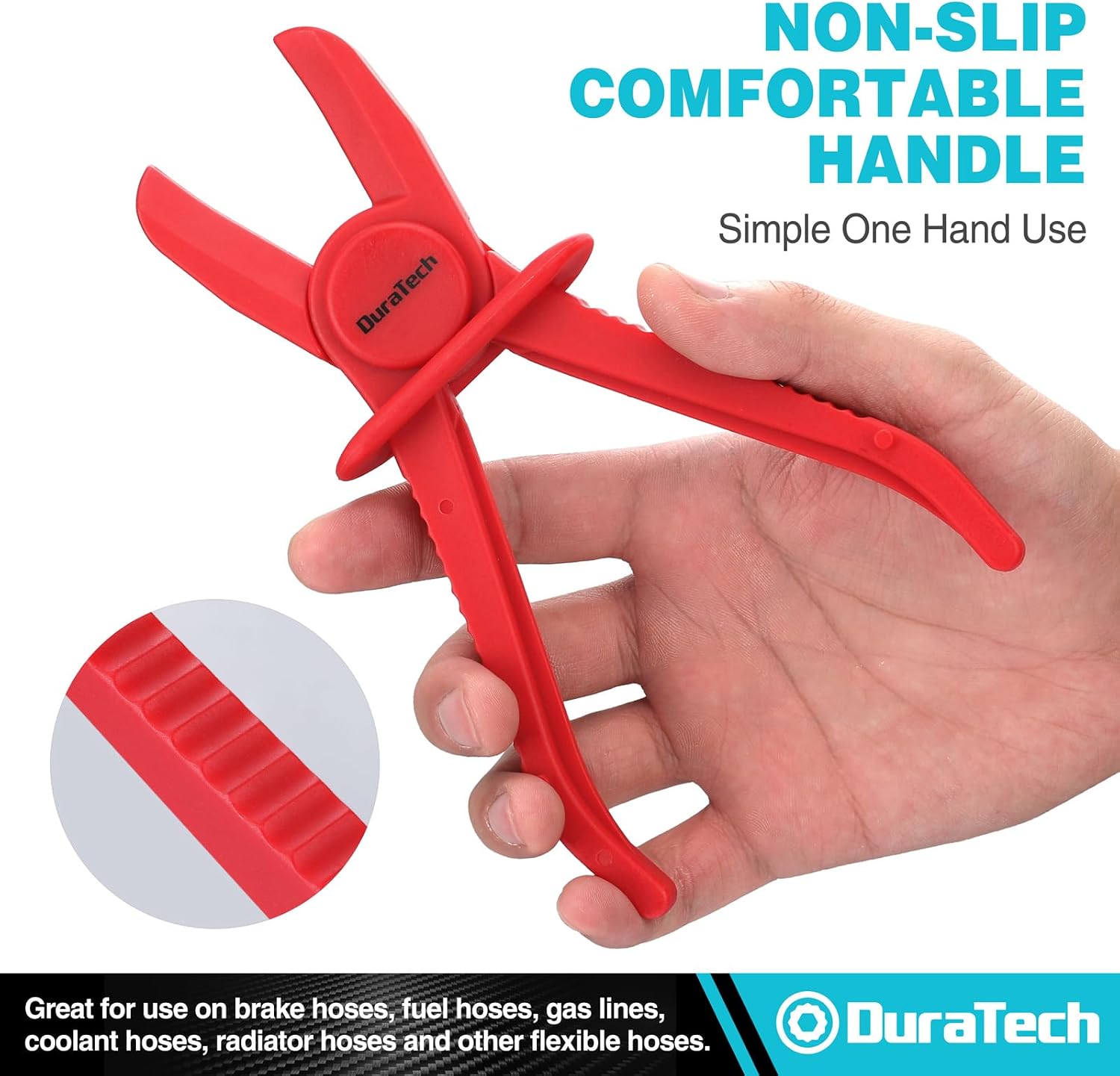 3-Piece Hose Pinch Clamp Pliers for Fuel, Brake and Radiator Hoses | Pinch Pliers, Line Clamp Pliers Set
