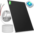 Solar Panel Charger for Ring Doorbell, Built-in 4000mAh Battery
