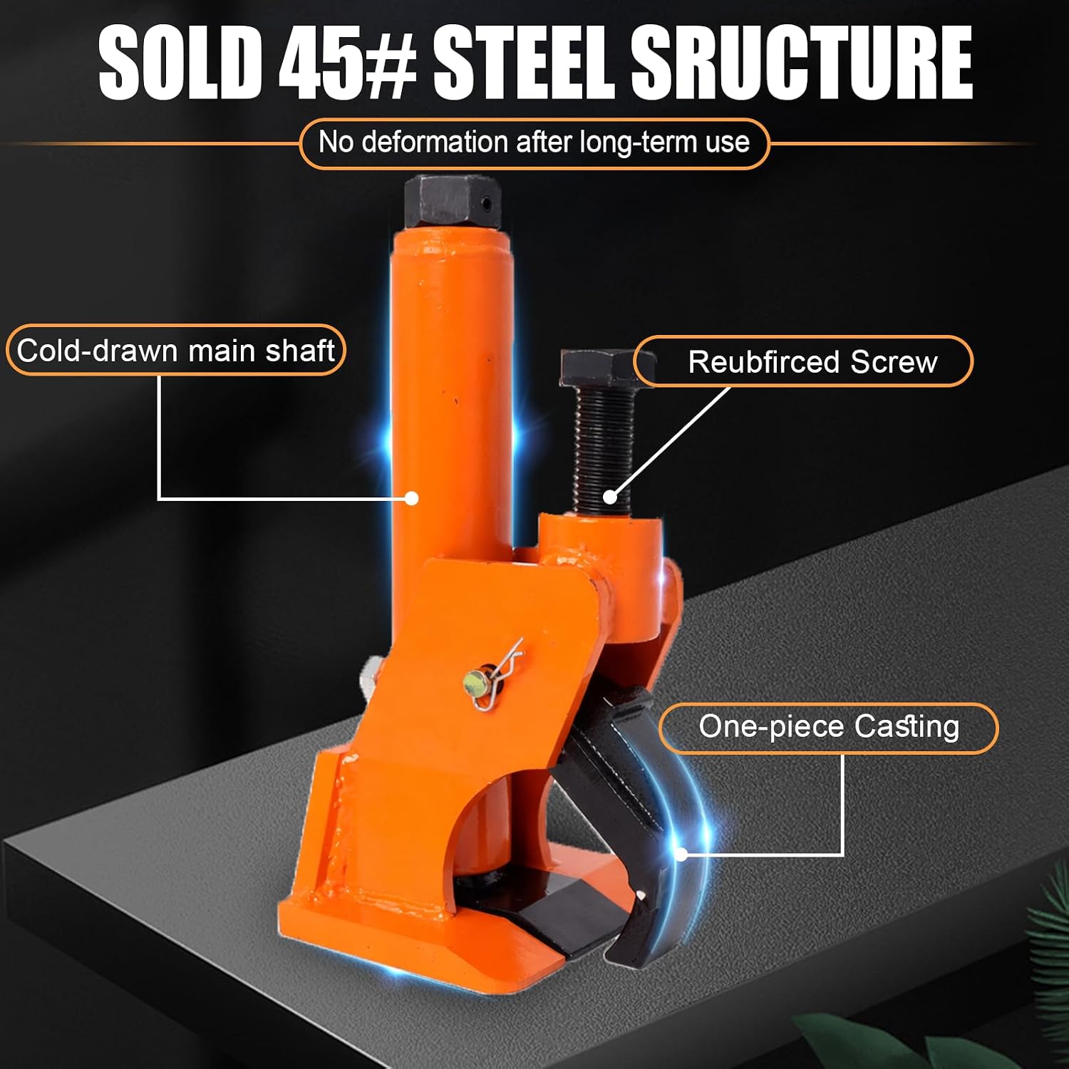 Manual Tire Bead Breaker Tool for Tire Removal, 38"-42" Bead Breaker,Orange
