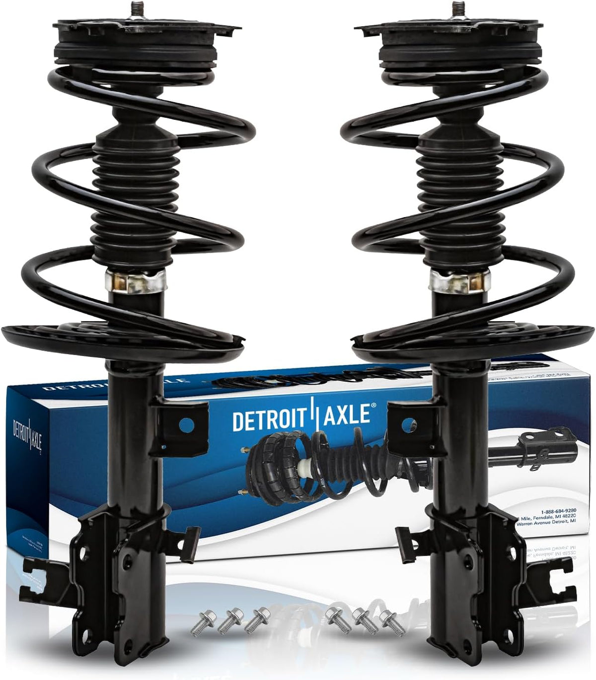 Detroit Axle - 2 Front Struts for 2013-2018 Nissan Altima