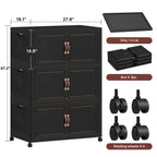 840QT Extra Large Stackable Storage Bins with Lids & Wheels