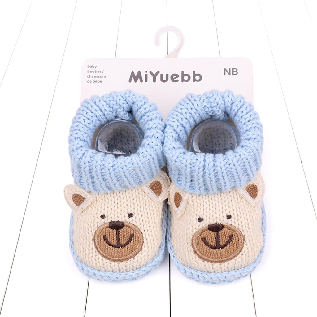 Baby Boy Girl Knitted Booties Soft Sole Warm Walking Shoes