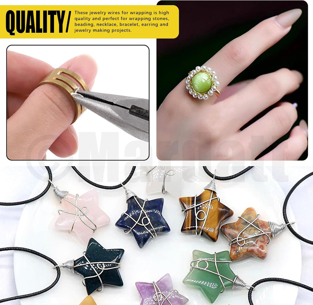 Jewelry Making Supplies Kit: 1468Pcs Including Pliers, Wires, Jump Ring Opener, Tweezers & Accessories for Jewelry