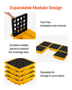 Spill Containment Pallet, 1 Drum Low Profile Spill Containment Modular Platform, 11.4 Gallon Sump, 1543 lbs Load