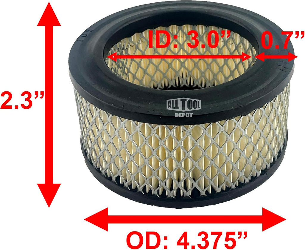 Air Compressor Air Intake Filter Elements #14 A424 Compatible for Ingersoll Rand 32170979, SS5, 2340, 2475 (2 Pack)